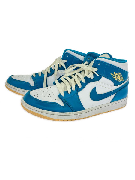 NIKE スニーカー AIR JORDAN 1 MID aquatone 29.0