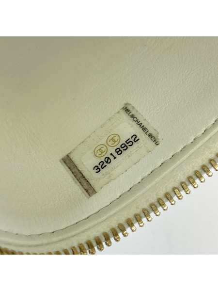 CHANEL キャビアスキン バニティ チェ-ンバック