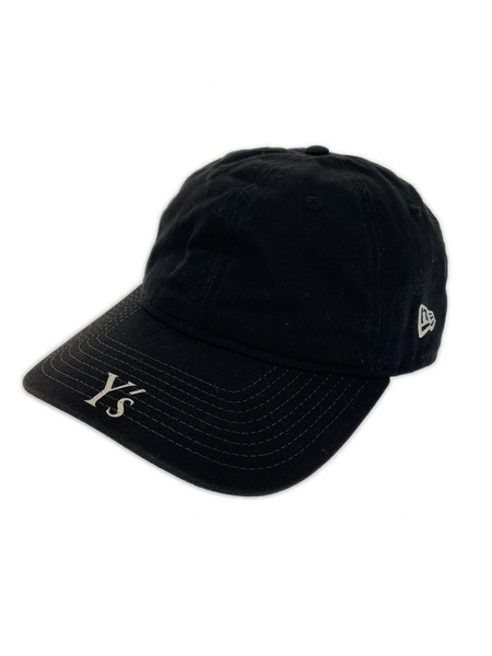 Y's キャップ NEW ERA ロゴプリント 黒