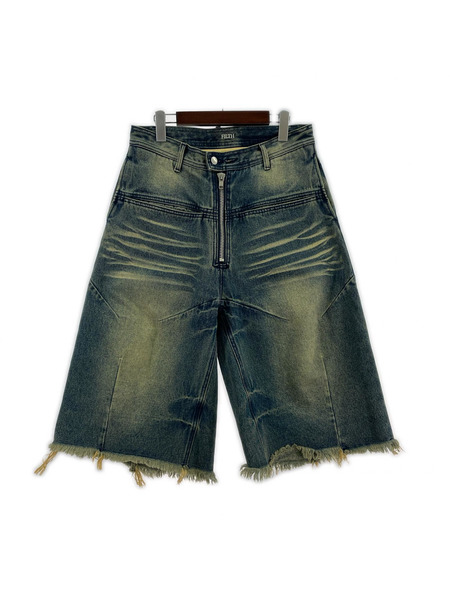 ショートパンツ FIRTH ハーフデニムパンツ 青