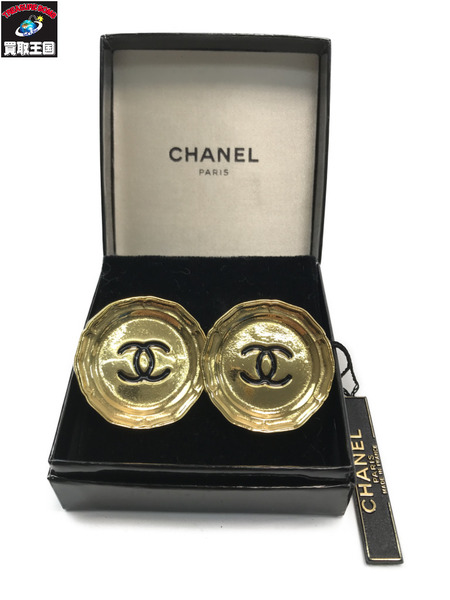 CHANEL シャネル ヴィンテージ ココマーク ラウンド イヤリング