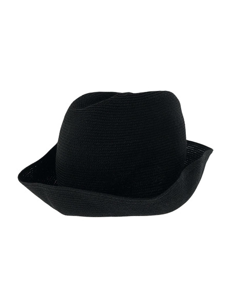 MameKurogouchi ブレードハット 黒 56cm BLADE TOP CROWN CLOCHE[値下]