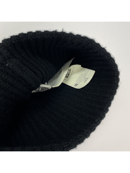 STONE ISLAND 7715N10B5 ニット帽  ニットキャップ 黒
