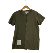 MAISON MARGIELA 半袖Tシャツ・カットソー インサイドアウトハーフジップTシャツ (50)