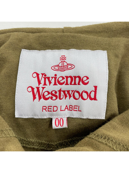 Vivienne Westwood red label パーカー スカルプリントS/Sパーカー カーキ 00