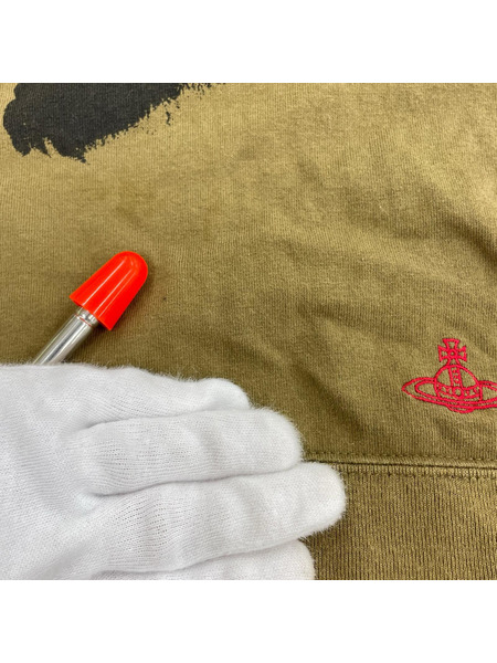 Vivienne Westwood red label パーカー スカルプリントS/Sパーカー カーキ 00