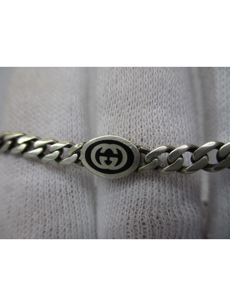 アクセサリー GUCCI グッチ シルバー インターロッキングG ブレスレット