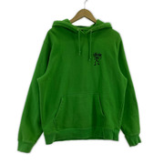 STUSSY パーカー（ジップアップ） シャドーマン 緑
