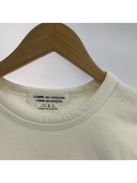 COMME des GARCONS スウェット・トレーナー ホワイト/RI-T007[値下]