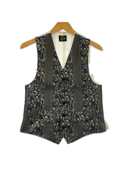 Needles ソノ他 GL089 刺繍 ベスト (1)