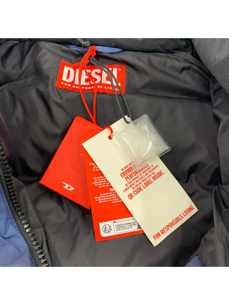 DIESEL ダウンベスト W-RAVEEL-SL ダウンベスト ネイビー