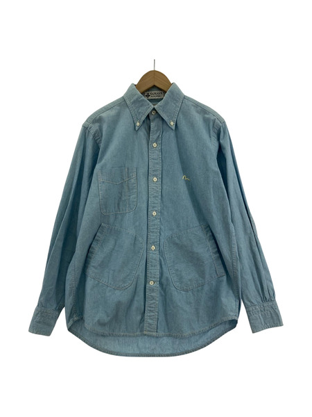 EVISU 長袖 シャンブレーシャツ