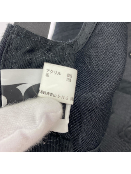 COMME des GARCONS LOGO PATCH CAP BLK