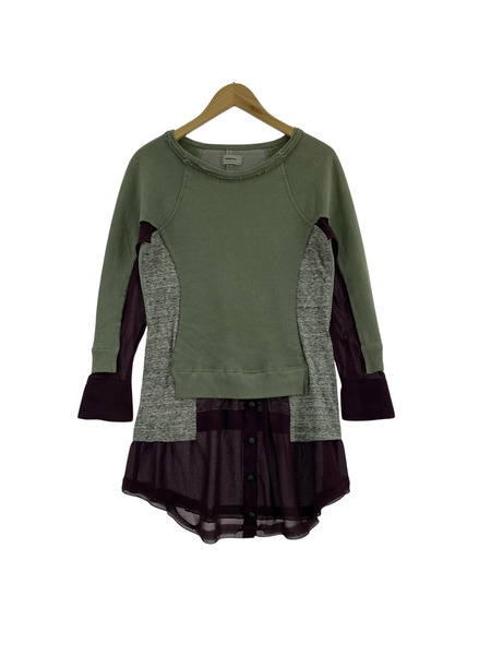 UNDERCOVER 12AW レイヤードスウェット マルチカラー
