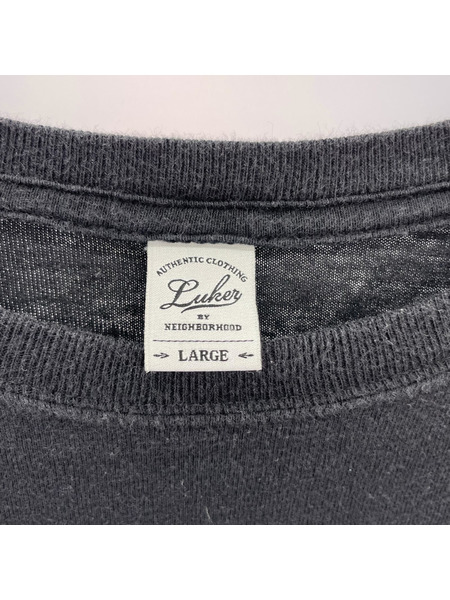 LUKER BY NEIGHBORHOOD 半袖Tシャツ・カットソー FELIXプリント 黒 (L)