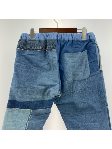 children of the discordance VINTAGE PATCH QUILT PANTS  (2)