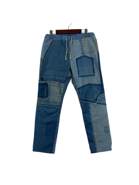 children of the discordance VINTAGE PATCH QUILT PANTS  (2)