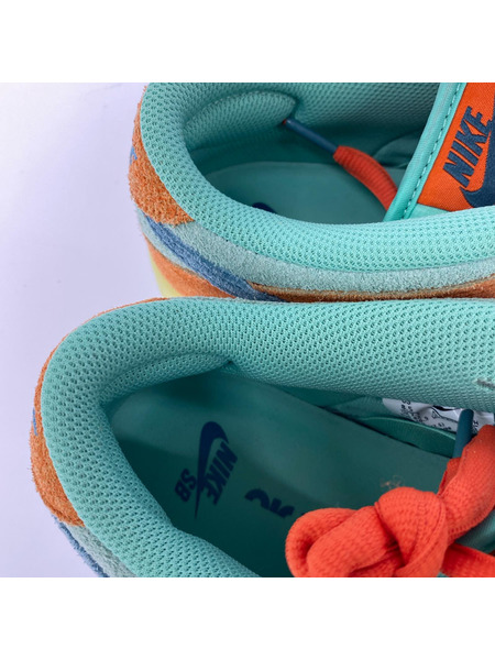 NIKE SB Dunk Low Pro PRM Orange and Emerald Rise (26.5)