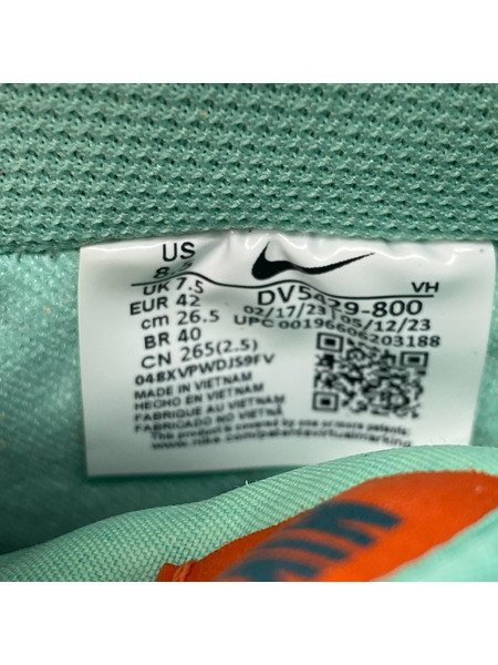 NIKE SB Dunk Low Pro PRM Orange and Emerald Rise (26.5)