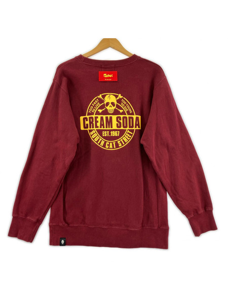 cream soda スウェット・トレーナー 赤