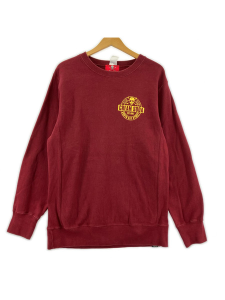 cream soda スウェット・トレーナー 赤
