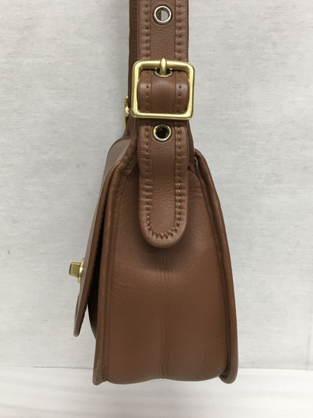 COACH　ショルダーバッグ レザー 茶