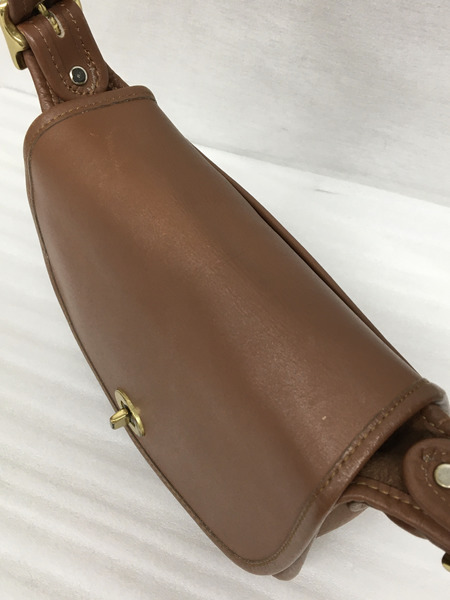 COACH　ショルダーバッグ レザー 茶