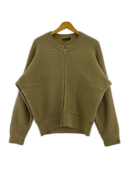 OLD・VINTAGE カーディガン 40s Engelhorn+Aurm Zip Cardigan BEG