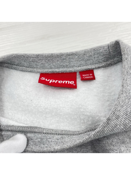 Supreme スウェット・トレーナー SUPREME BOX LOGO CREWNECK HEATHER GREY