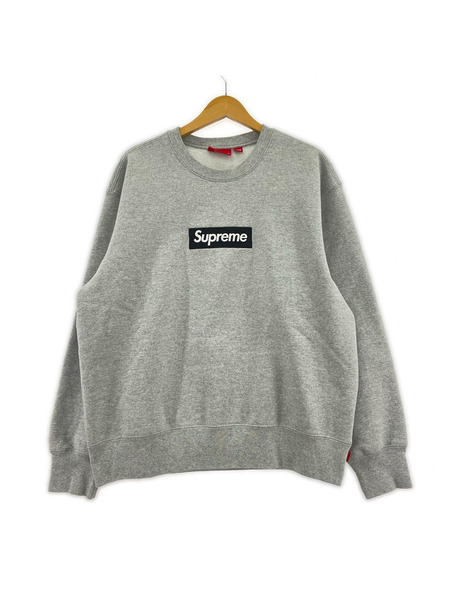 Supreme スウェット・トレーナー SUPREME BOX LOGO CREWNECK HEATHER GREY