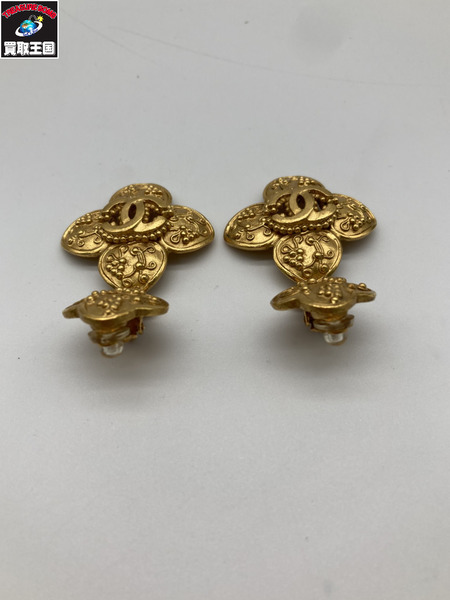 CHANEL シャネル ココマーク イヤリング 96 A 刻印 ゴールドカラー