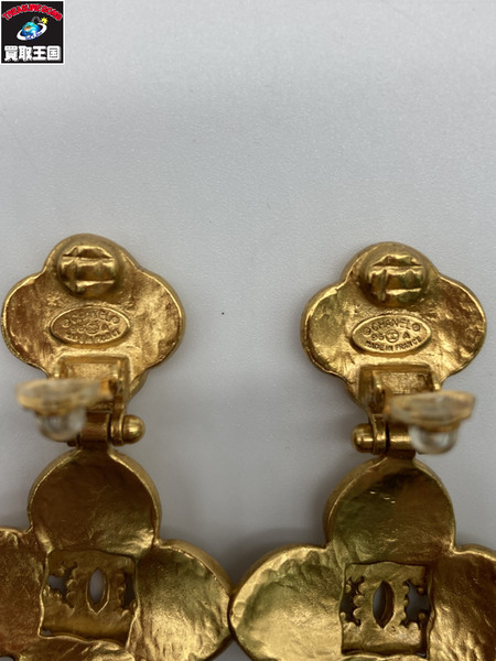 CHANEL シャネル ココマーク イヤリング 96 A 刻印 ゴールドカラー