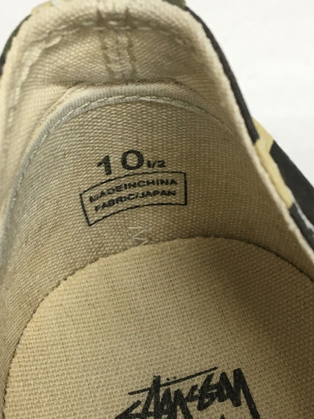 STUSSY × TAS コラボ オールスタータイプ スニーカー(28.5cm) 迷彩