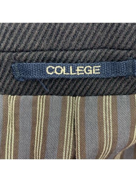 LARDINI テーラードジャケット・ブレザー 花柄フェルトジャケット ブラック