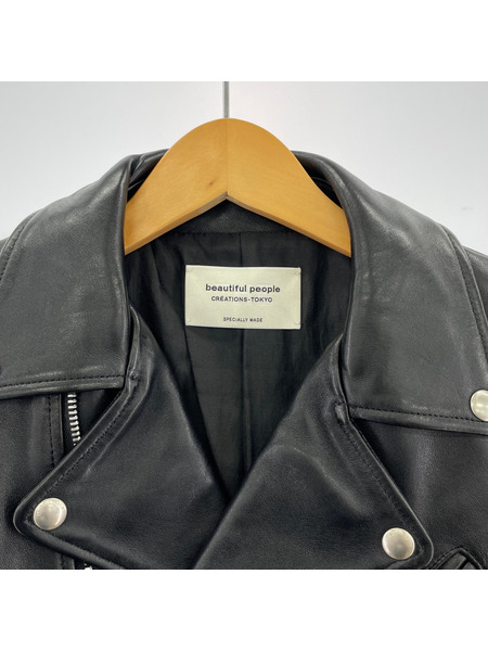 beautiful people ライダース leather riders jacket (150)[値下]