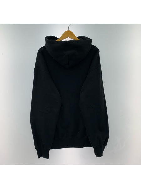 ennoy 22AW ロゴ刺繍パーカー L ブラック
