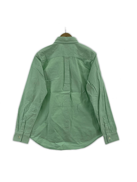 BARNS OUTFITTERS 長袖シャツ OX REGULAR LS SHIRT 緑 M