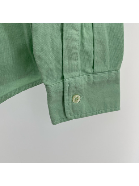 BARNS OUTFITTERS 長袖シャツ OX REGULAR LS SHIRT 緑 M