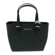 MICHAEL KORS ハンドバッグ トラベル レザー トートバッグ ブラック