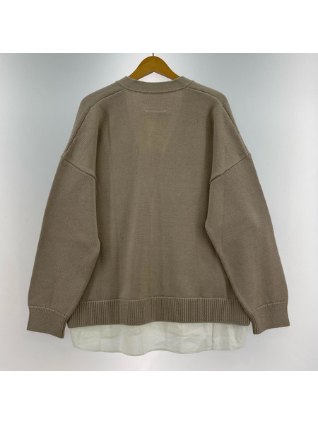 MM6 26SS BIG M Cardigan レイヤードカーディガン S SH0HP0012