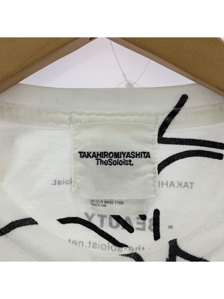 TAKAHIRO MIYASHITA The SoloIst.  S/SプリントTee (S)WHT
