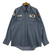 Wrangler 長袖シャツ 80s シャンブレーウエスタンシャツ