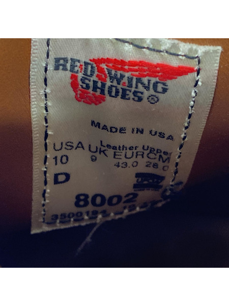 RED WING シューズ オックスフォード/レザーシューズ/10D/黒