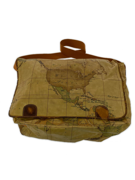 PRIMA CLASSE ショルダーバッグ 地図柄メッセンジャーバッグ