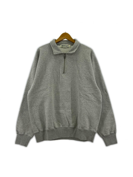 スウェット・トレーナー redwood classics ハーフジップ グレー (L)