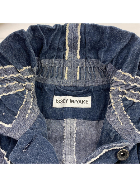 ISSEY MIYAKE　SSシャツ　ネイビー
