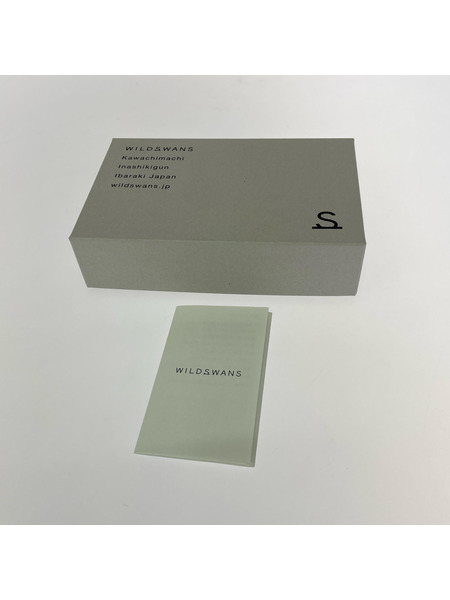 WILD SWANS 小銭入レ・コインケース palm v2 クロコレザー 黒