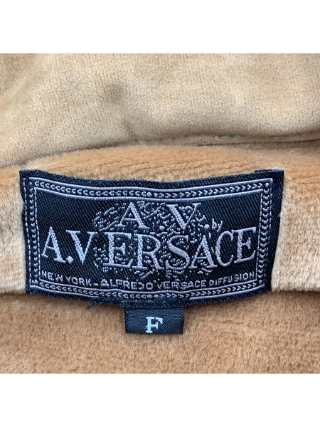 A.VERSACE メデューサ刺繍 2トーンジャケット F ベージュ[値下]