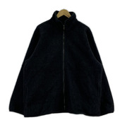 blurhms Cotton Silk Fleece ZIP Jacket フリース 3 黒 BHS22F025