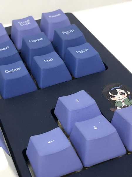 VSPO! GEAR ゲーミングキーボード 第1弾 一ノ瀬うるはEdition　通電OK